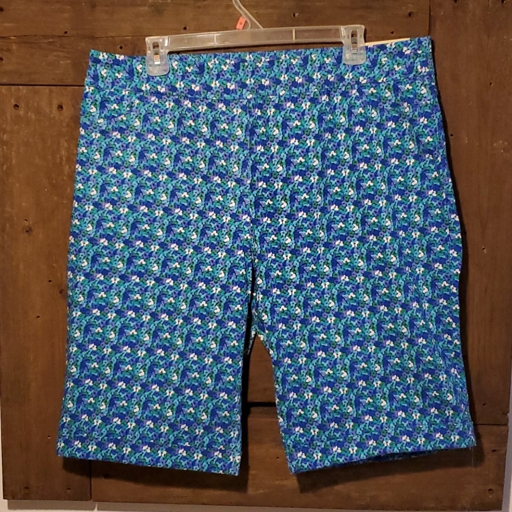 Soft Surroundings Super Stretch Blue Shorts